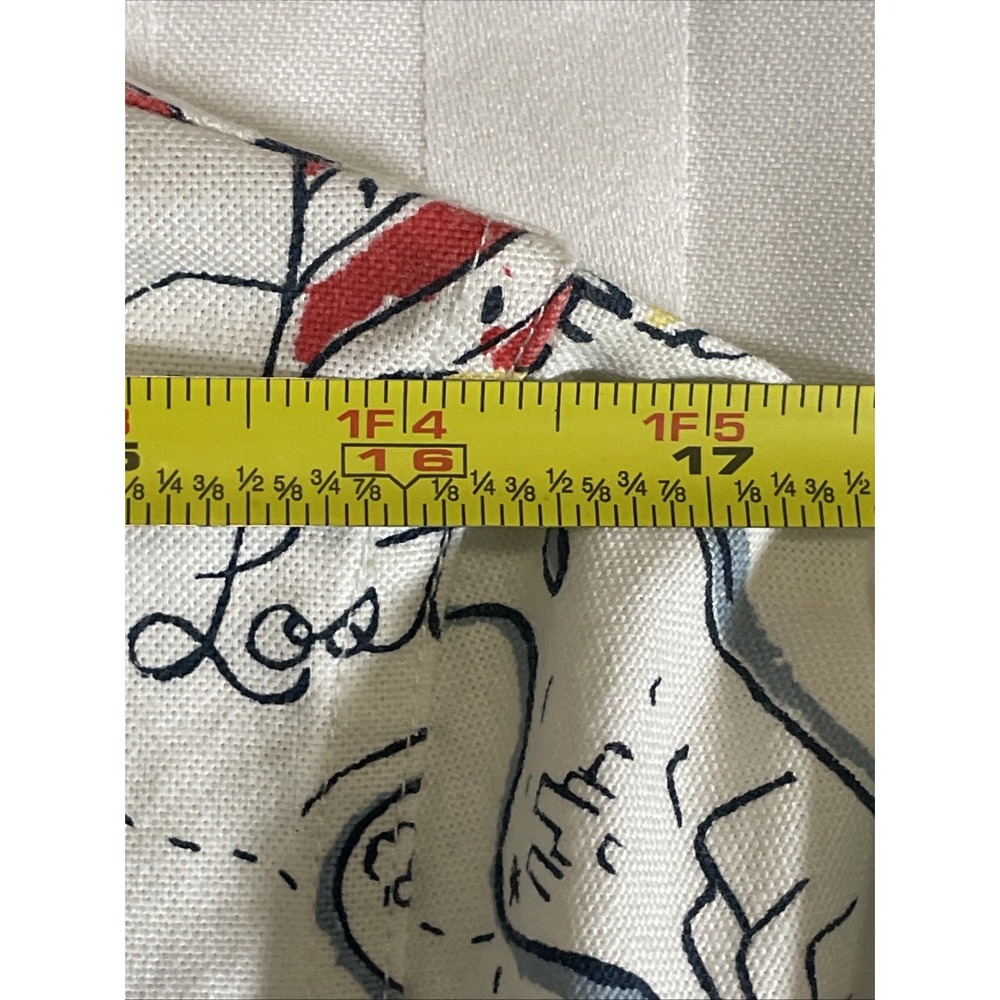 Vintage GRAFF Cropped Embellished Jacket Nautical Coastal Doodle Print Women's S - Picture 13 of 15